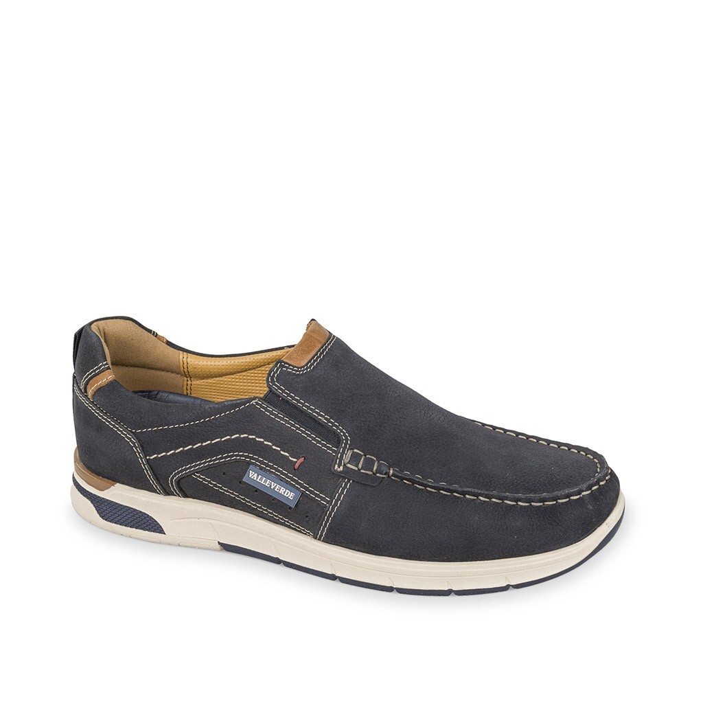 Uomo Scarpe Estate Scarpe Barca Uomo Valleverde 13891 Pelle