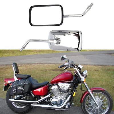 10mm Motorcycle Rear View Side Mirrors For Honda Shadow ACE VT VF 700 750 1100 Foto 1 de 4