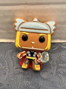 2022 Funko Marvel Mini Pop Gingerbread Thor Small 1.5" PVC Figure Toy - Picture 1 of 3