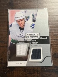 A81,845 - 2008-09 SP Game Used Dual Authentic Fabrics #AFRK Ryan Kesler Jersey