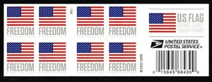 U.S. #5790 MHN, FREEDOM FLAG, FOREVER BOOKLET, FV $15.60 (2023) - Picture 1 of 2