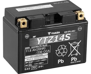 YTZ14S YUASA Motorcycle Battery (12V- 11.2AH) - Picture 1 of 1