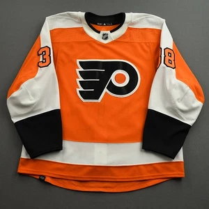 2021-22 Patrick Brown Philadelphia Flyers Game Used Worn NHL Hockey Jersey - Picture 1 of 3