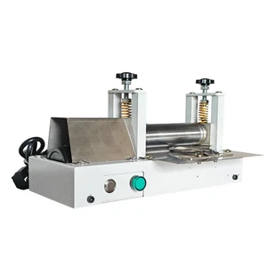 Correa de hombro de cuero laminado máquina plegable máquina de sellado de bordes manual - Imagen 1 de 15