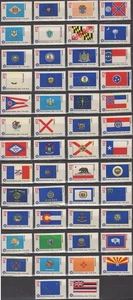 SC# 1633-82 - 1976 State Flags - Bicentennial Series - Set of 50 Mint NH Singles - Bild 1 von 1