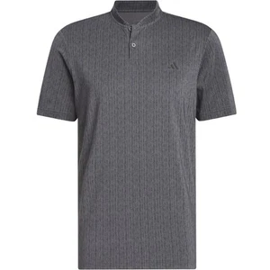 Men's adidas Ultimate365 Printed Polo - Gray Six/Black SM - Picture 1 of 1