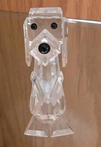 SWAROVSKI Crystal Tall Hound Hund schwarze Augen & Nase - Bild 1 von 4