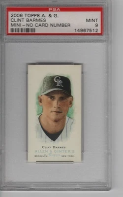 2006 TOPPS ALLEN & GINTER MINI - NO CARD NUMBER  CLINT BARMES  PSA 9 - Image 1 of 2