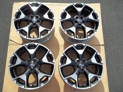 68855 2018-2023 SUBARU CROSSTREK 17" WHEELS 4 TPMS OEM FACTORY 17in RIMS 5X100mm - Image 1 of 4