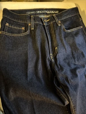 Old Navy Famous Men’s Jeans Dark Wash Size 32 X 34 Regular Standard  - Image 1 of 4