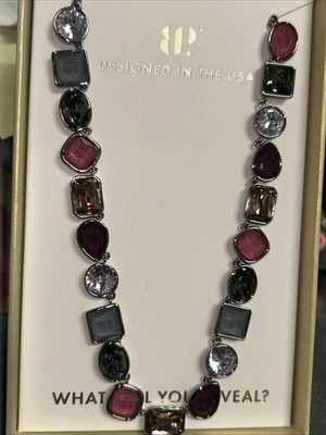 Collar Bomb Party Jewel Caramelo Brillo En Las Rocas Negro Cereza Disco Hematita Foto 1 de 2