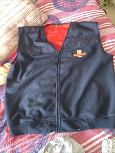 Calentador corporal polar Royal Mail vintage uniforme Gillet azul años 90 X grande - Imagen 1 de 2