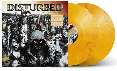 Disturbed - Ten Thousand Fists (Yellow Flame 2LP) [New Vinyl LP] Colored Vinyl, - Image 1 of 2