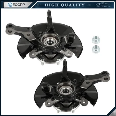 Par de nudillos de cojinete de cubo de rueda delantera para Honda Civic 1,5 L 1,8 L 2013 2014 2015 Foto 1 de 4