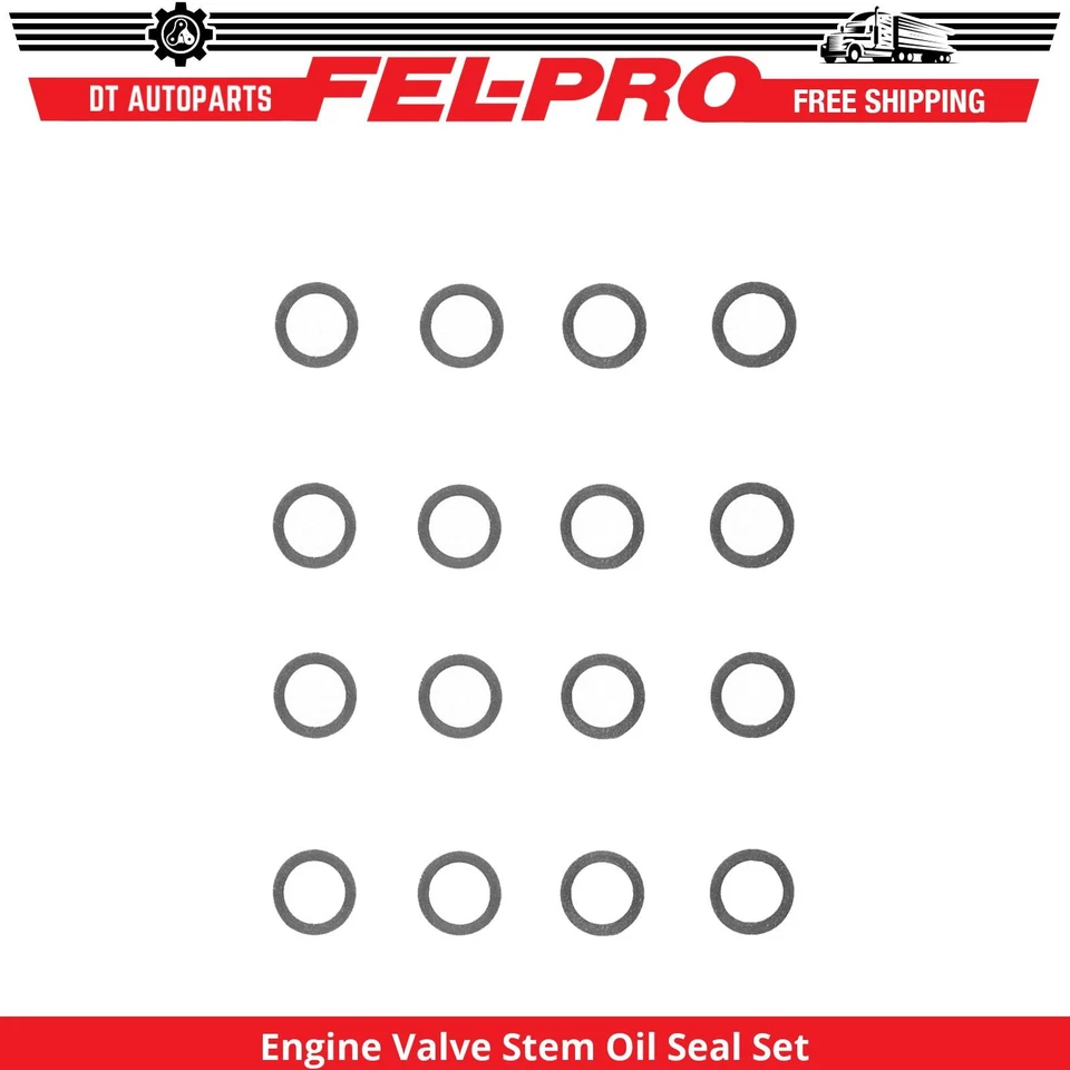 适用于 42-47 GMC CC150 3.7L 发动机阀杆油封套装进气和排气 Fel-Pro — 第 1/1 张图片