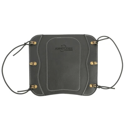 Archery Leather Arm Guard Strap Forearm Hand Protector Gear Brace Bow Hunting - Image 1 of 4