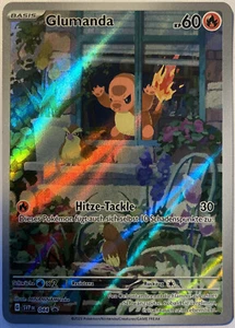 Pokemon Glumanda Art Rare | Deutsch SVP DE 044 Black Star Promo | NM - Bild 1 von 2