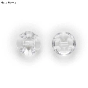 Acrylic Shank Buttons Colorful Dome Round Sewing Clothing Scrapbook Decor 50Pcs - Picture 1 of 28