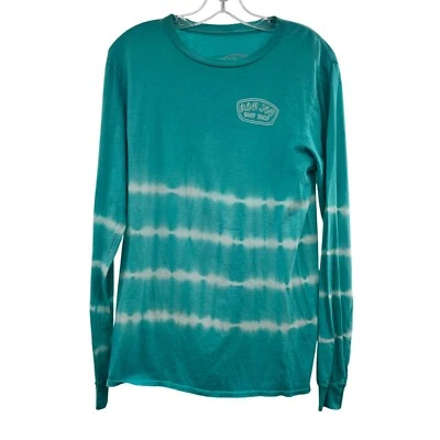 Ron Jon Surf Shop Women's Long Sleeve Tee Turquoise/White Size Medium - Image 1 of 4