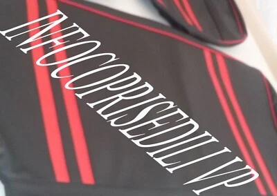 FIAT 1100 D COPRISEDILI COMPLETI Linea Personalizzata NERO e ROSSO 3C Foto 1 de 4