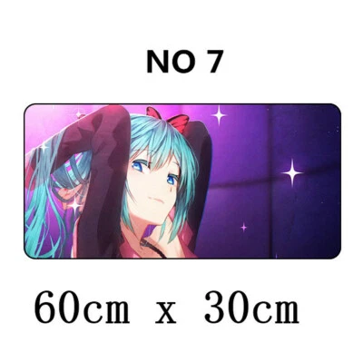 Large Anime Hatsune Miku Mouse Pad Mousemat Waifu Game Play Mat Vocaloid - Image 1 of 4