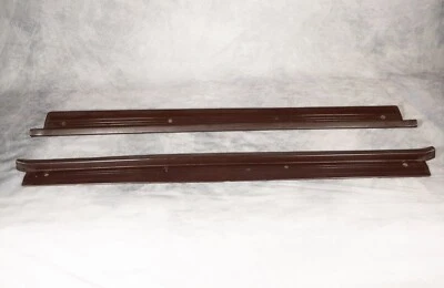 86-88 TOYOTA SUPRA MK3 JUEGO DE 2 PLACAS DE MOLDURA DE ALFÉIZAR DE PUERTA IZQUIERDA Y DERECHA OEM Foto 1 de 4