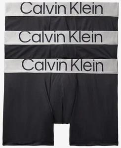 Calvin Klein Sustainable Steel Micro Boxershorts 3er Pack Schwarz Small - Bild 1 von 1