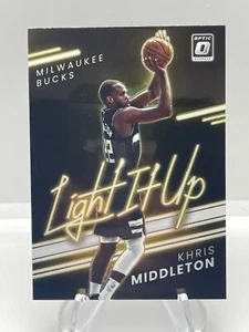 2021 Donruss Optik #15 Khris Middleton Light It Up Bucks - Bild 1 von 2