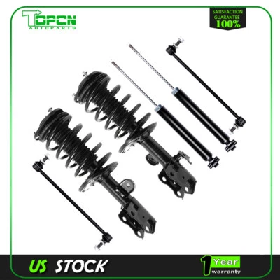 Front Struts Rear Shock Absorbers For Toyota Prius 2010-2015 Sway Bar Links Kit - Image 1 of 4