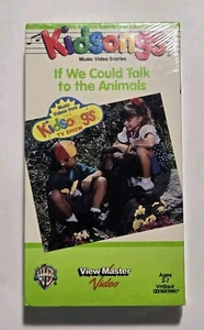 Kidsongs: If We Could Talk to the Animals VHS (1993) -- NEW! HANG TAG - Picture 1 of 7