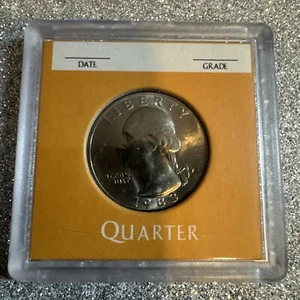 Rare 1983 P. MINT ERROR WASHINGTON QUARTER The I In The Word (IN) - Picture 1 of 8