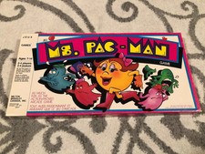 Ms Pac-Man Pacman Milton Bradley Board Game 1983 Complete!