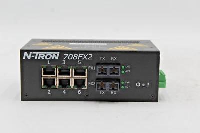 N-Tron 708FX2-SC Ethernet Switch - Image 1 of 4