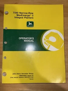 John Deere 7340 MaxEmerge 2 Integral Planter Operator's Manual OMA54962 Issue F5 - Picture 1 of 2