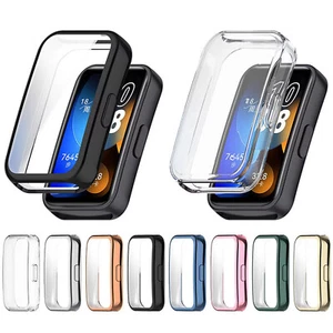 For Huawei Band 9/9 NFC/8/8 NFC Watch Case TPU Electroplate Protective Case - Picture 1 of 27