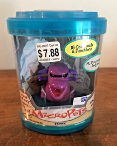 Tomy Micropets Voice Activated Collectible Toy - Sumo Purple 2002 NEW - Picture 1 of 4
