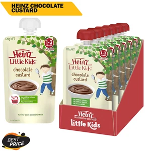 Heinz Chocolate Custard 1-3 Yrs Heinz For Baby Little Kids Baby Food 120G Pouch - Picture 1 of 8