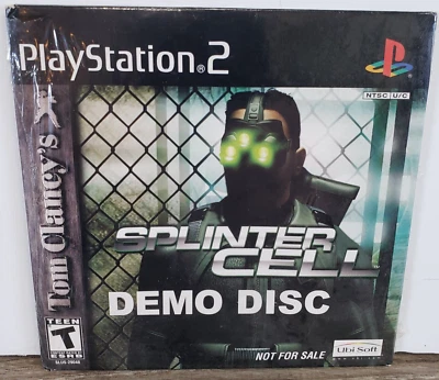 SPLINTER CELL DEMO GAME TOM CLANCY'S PLAYSTATION 2 PS2 NEW SEALED 2003 UBISOFT - Image 1 of 4