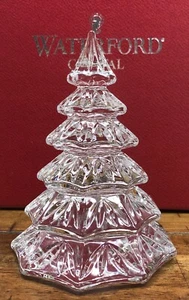 SCULTURA ALBERO MEDIO TRASPARENTE 4,5” CRISTALLO WATERFORD #115111 COME NUOVA 2 - Foto 1 di 5