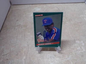 1986 SIGNED DONRUSS THE ROOKIES RUBEN SIERRA ROOKIE CARD RANGERS A'S - Picture 1 of 1