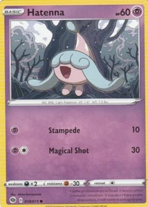 Hatenna 18/73 Pokemon Card Champions Path Set 2020 - Picture 1 of 2