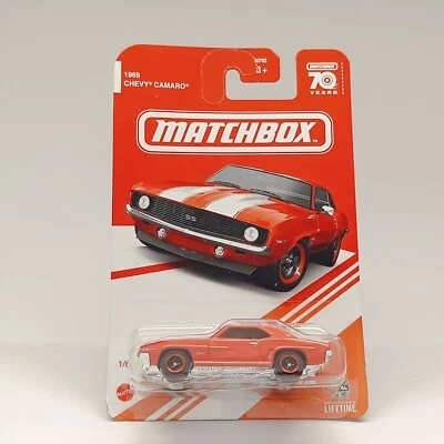 2023- 1969 Chevy Camaro Matchbox 1/64 TARGET- (Esclusiva America) - Immagine 1 di 2