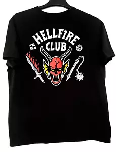 Netflix T-Shirt Stranger Things Hellfire Club schwarz - Größe L - Bild 1 von 3