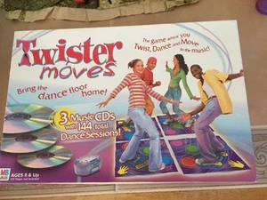 Milton Bradley TWISTER MOVES Game Where You Twist, Dance & Move to Music - NIOB - Picture 1 of 4