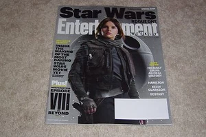 STAR WARS ROGUE ONE * FELICITY JONES Dec 2 2016 ENTERTAINMENT WEEKLY MAGAZINE - Imagen 1 de 1