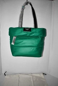 kate spade Puffed Puffy SMALL Tote Bag in Winter Green #KE187 NWT - Picture 1 of 7