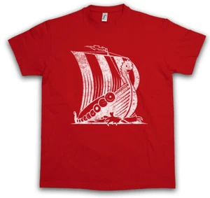 VIKING SHIP V Herren Tank Top Runes Vikings Norsemen Dragon Boat Odin Thor Loki - Picture 1 of 1