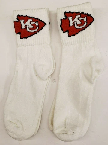 NFL Kansas City Chiefs Ladies Socks Size: 9-11 (2 Pair) New Cover