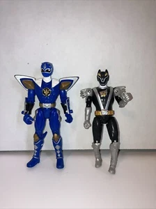 Power Ranger Blue Ranger & Black Ranger Actionfigur 6" groß - Bild 1 von 7