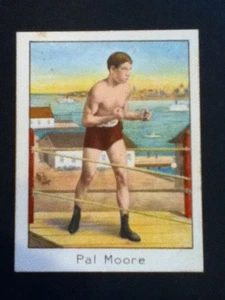 Tarjeta de boxeo de tabaco T220 nítida Pal Moore de alto grado - Imagen 1 de 2